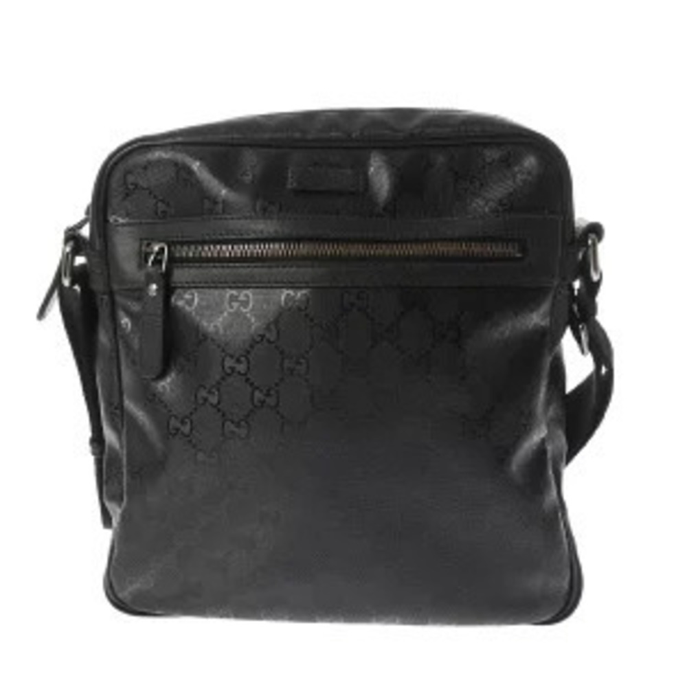 Gucci GG Imprime Shoulder Bag Leather Black